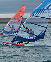 Gevorderde windsurfer